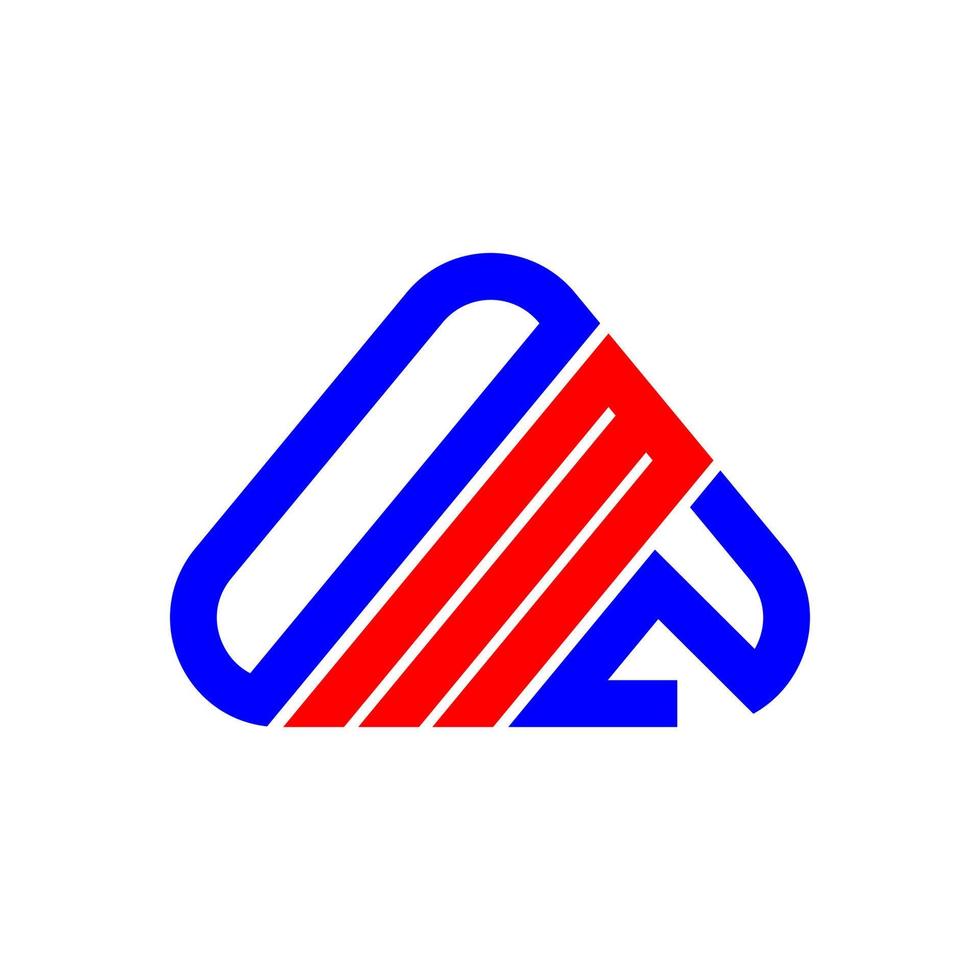 Omz Letter Logo kreatives Design mit Vektorgrafik, Omz einfaches und modernes Logo. vektor