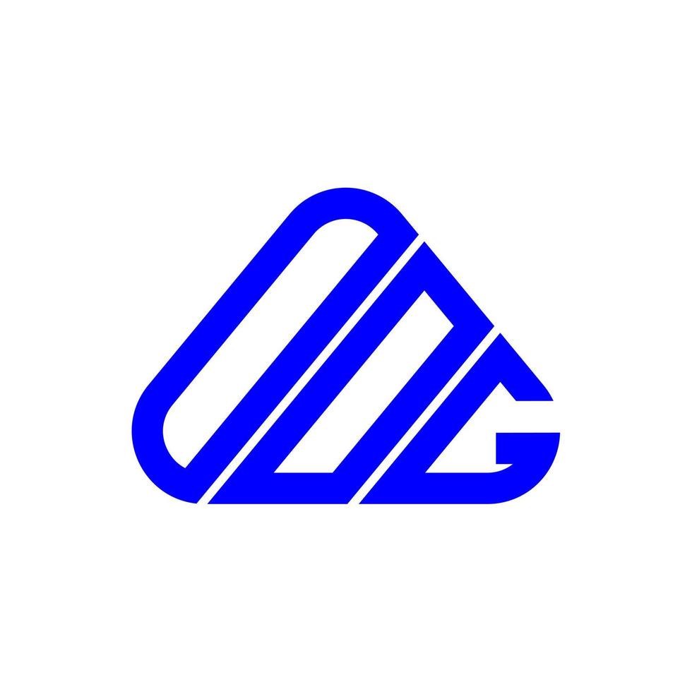 Oog Letter Logo kreatives Design mit Vektorgrafik, Oog einfaches und modernes Logo. vektor