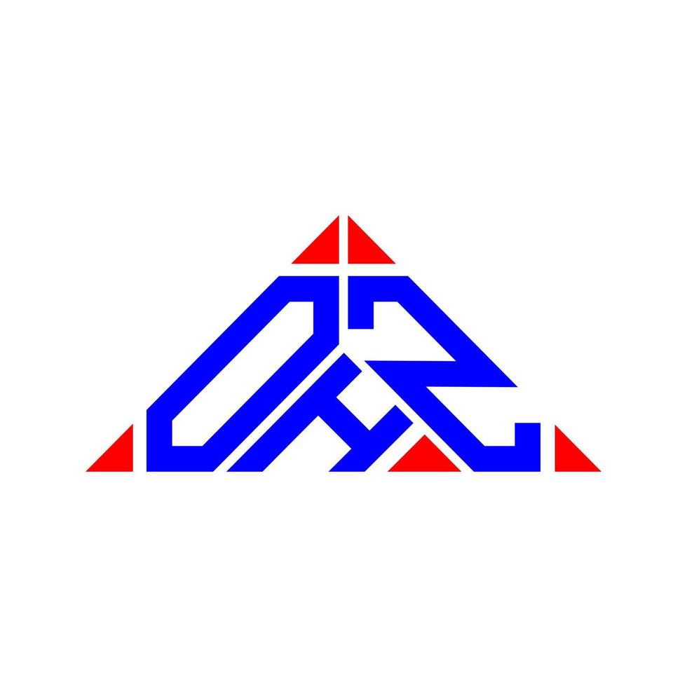 ohz brev logotyp kreativ design med vektor grafisk, ohz enkel och modern logotyp.