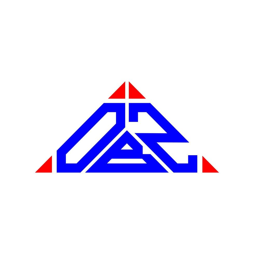 Obz Letter Logo kreatives Design mit Vektorgrafik, Obz einfaches und modernes Logo. vektor