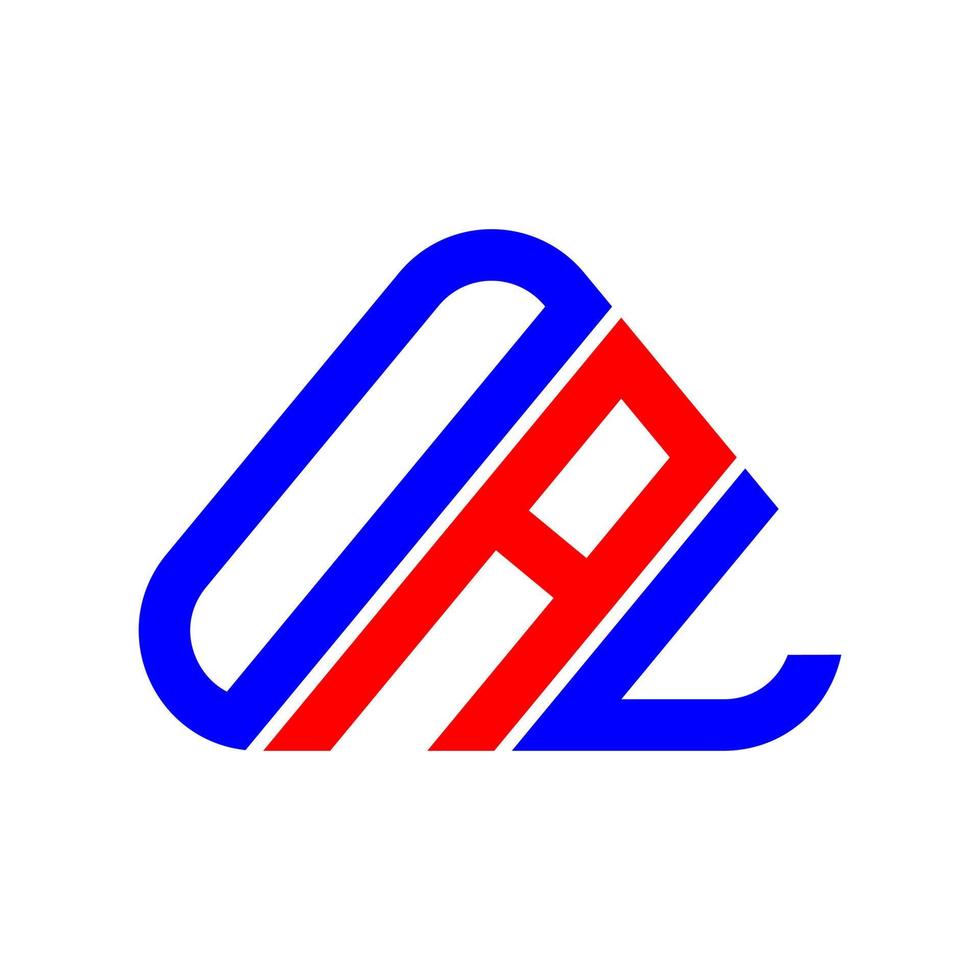 oal brev logotyp kreativ design med vektor grafisk, oal enkel och modern logotyp.