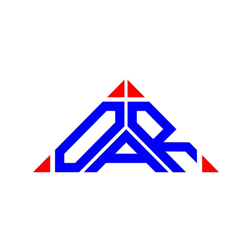 Ruder-Buchstaben-Logo kreatives Design mit Vektorgrafik, Ruder einfaches und modernes Logo. vektor