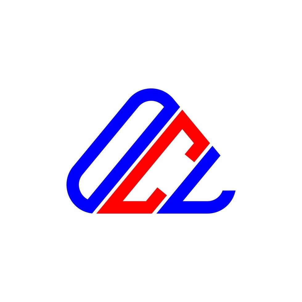 ocl brev logotyp kreativ design med vektor grafisk, ocl enkel och modern logotyp.