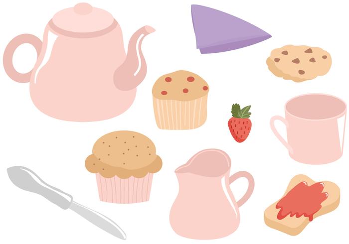 Gratis Tea Time Vectors