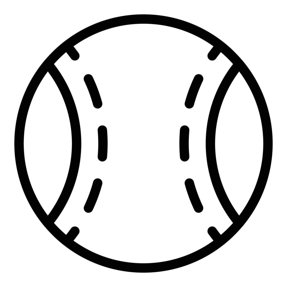 Hundeball-Symbol, Umrissstil vektor