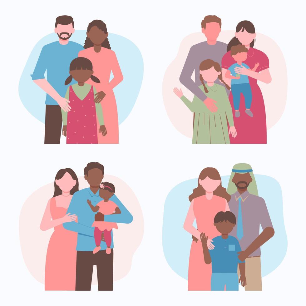 Diversity-Illustrationssammlung vektor