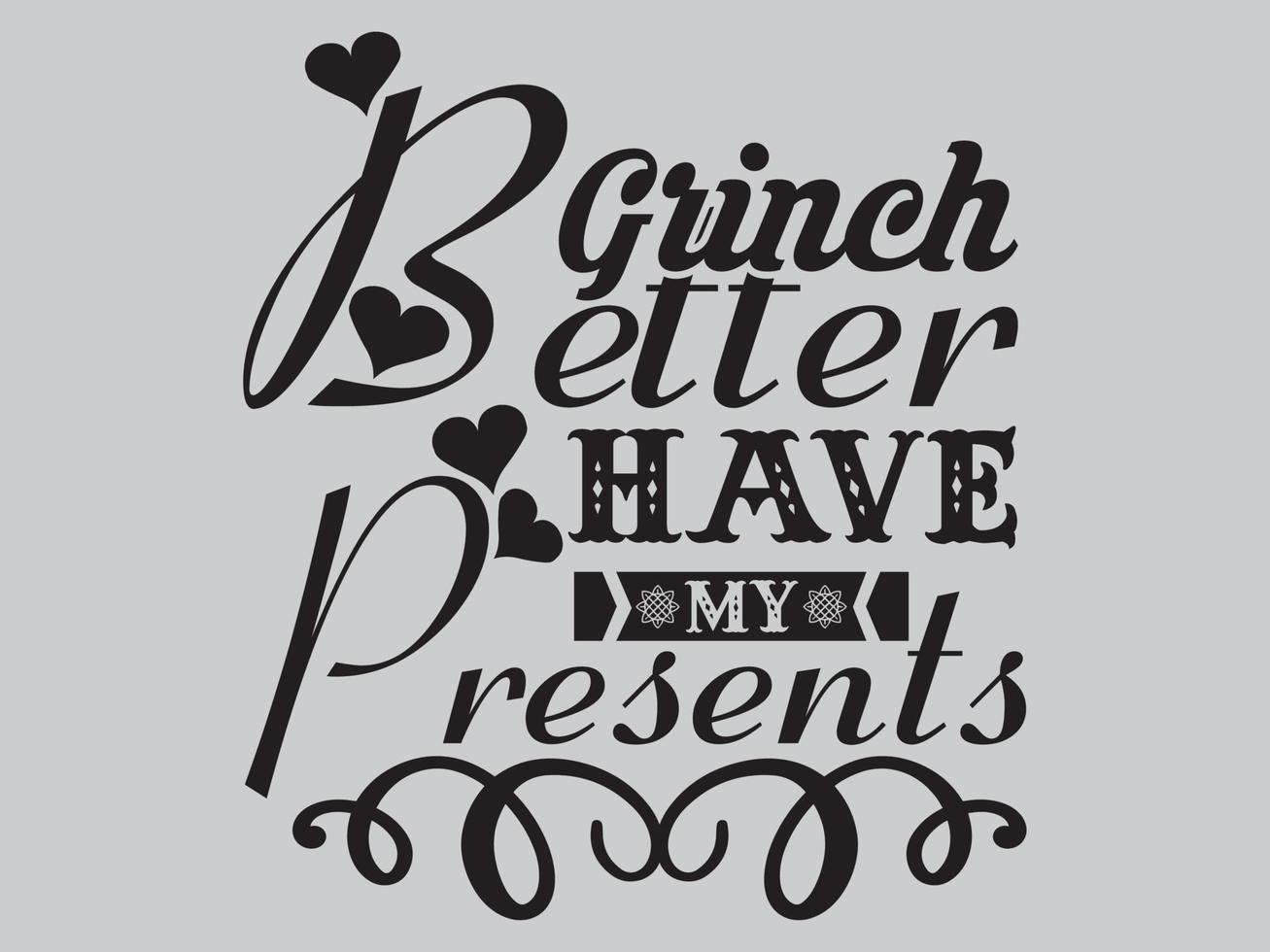 Grinch-T-Shirt-Design-Datei vektor