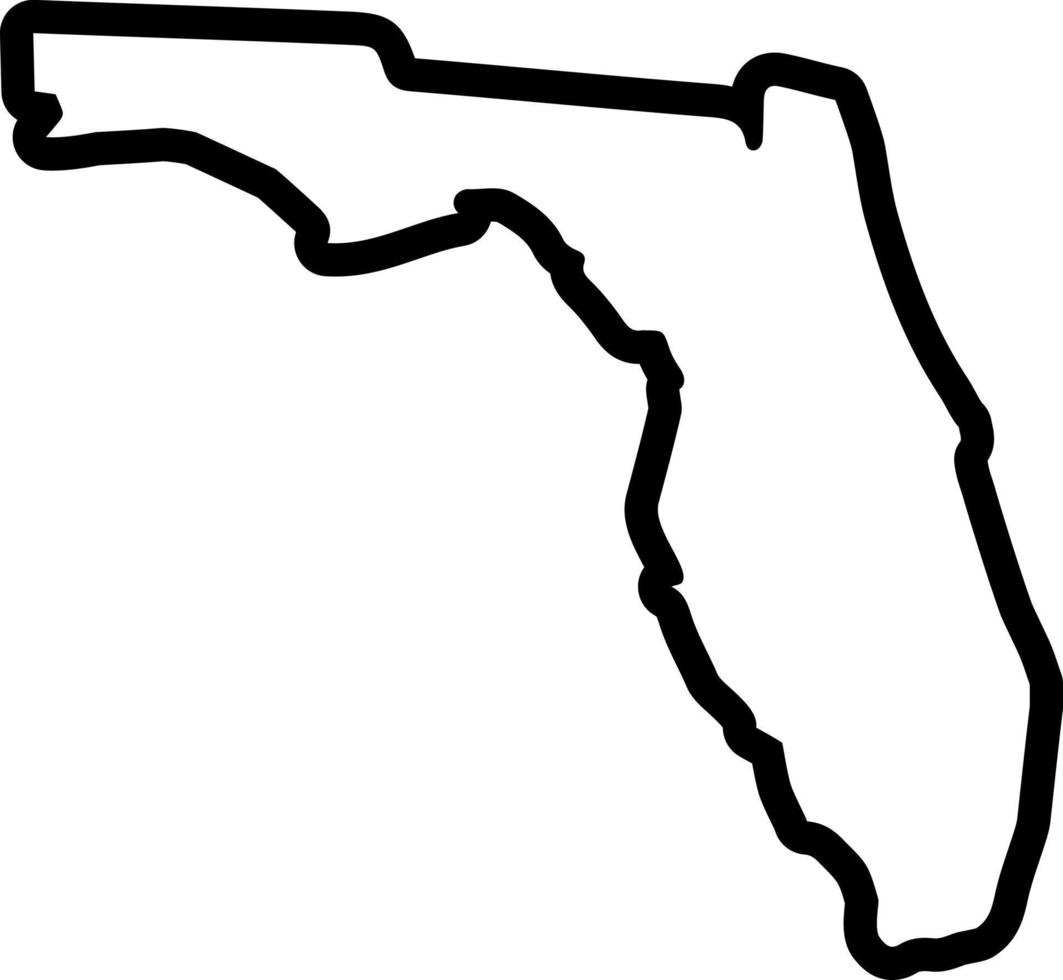 Liniensymbol für Miami vektor