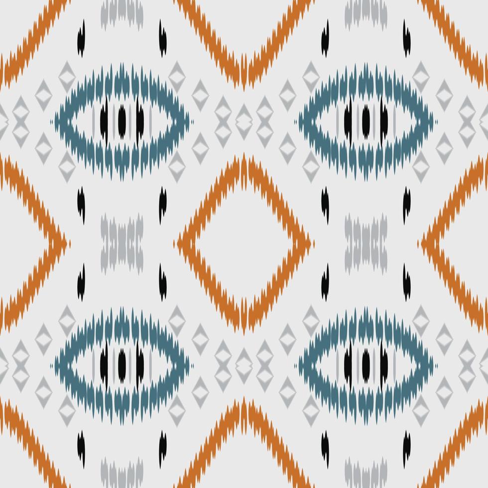 ikat entwirft stammes- abstraktes nahtloses muster. ethnische geometrische ikkat batik digitaler vektor textildesign für drucke stoff saree mughal pinsel symbol schwaden textur kurti kurtis kurtas
