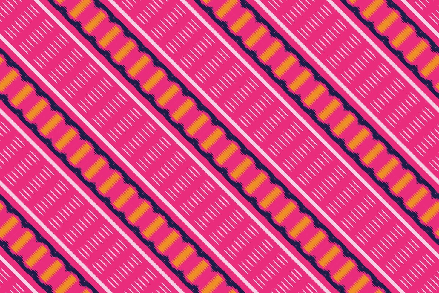 Batik-Textil-Ikat oder Ikat-Stoff nahtloses Muster digitales Vektordesign für den Druck Saree Kurti Borneo Stoffrand Pinselsymbole Musterdesigner vektor