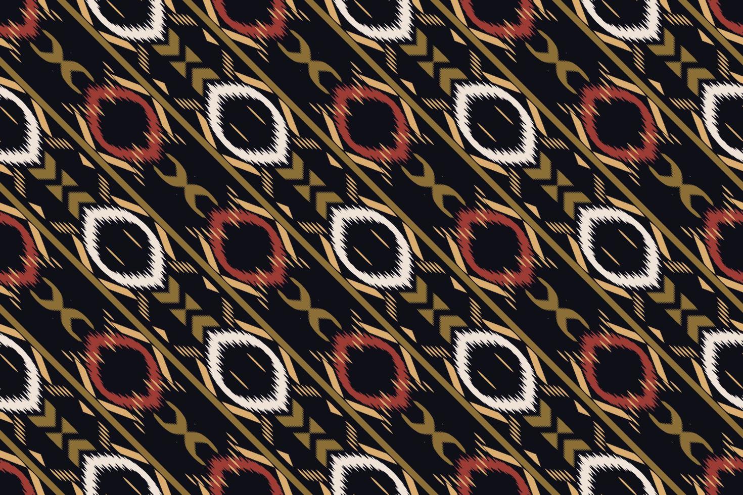 ikat tyg stam- afrika geometrisk traditionell etnisk orientalisk design för de bakgrund. folk broderi, indian, skandinaviska, zigenare, mexikansk, afrikansk matta, tapet. vektor