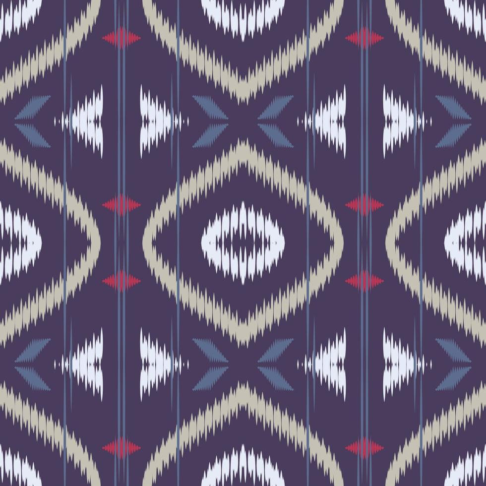 ikat blomma stam- afrikansk sömlös mönster. etnisk geometrisk ikkat batik digital vektor textil- design för grafik tyg saree mughal borsta symbol strängar textur kurti kurtis kurtas