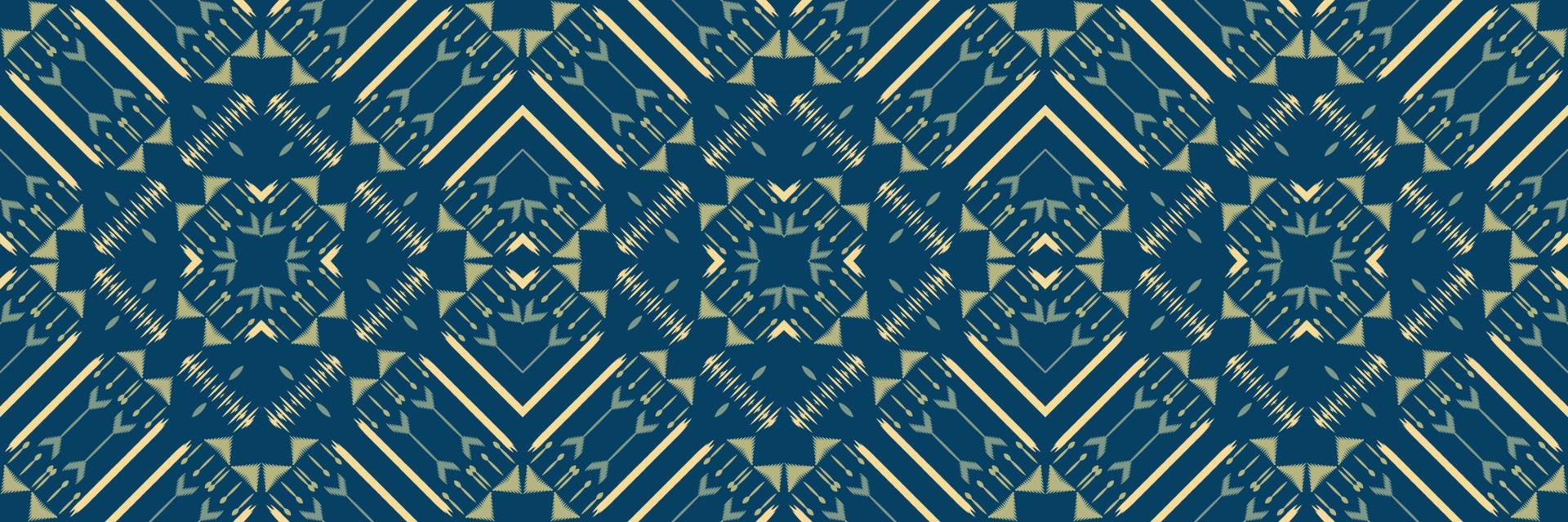 batik textil ikkat oder ikat aztec nahtloses muster digitales vektordesign für den druck saree kurti borneo stoff rand pinsel symbole muster stilvoll vektor