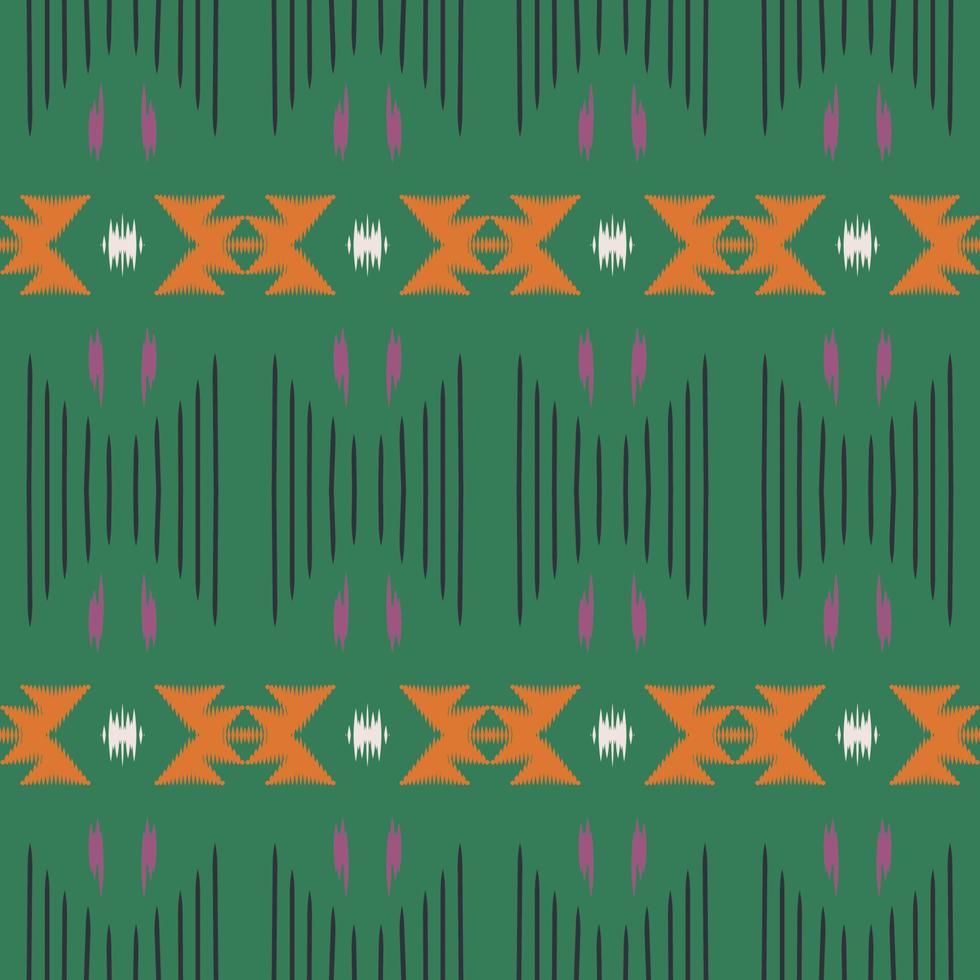 ikat rand stam- sparre sömlös mönster. etnisk geometrisk ikkat batik digital vektor textil- design för grafik tyg saree mughal borsta symbol strängar textur kurti kurtis kurtas