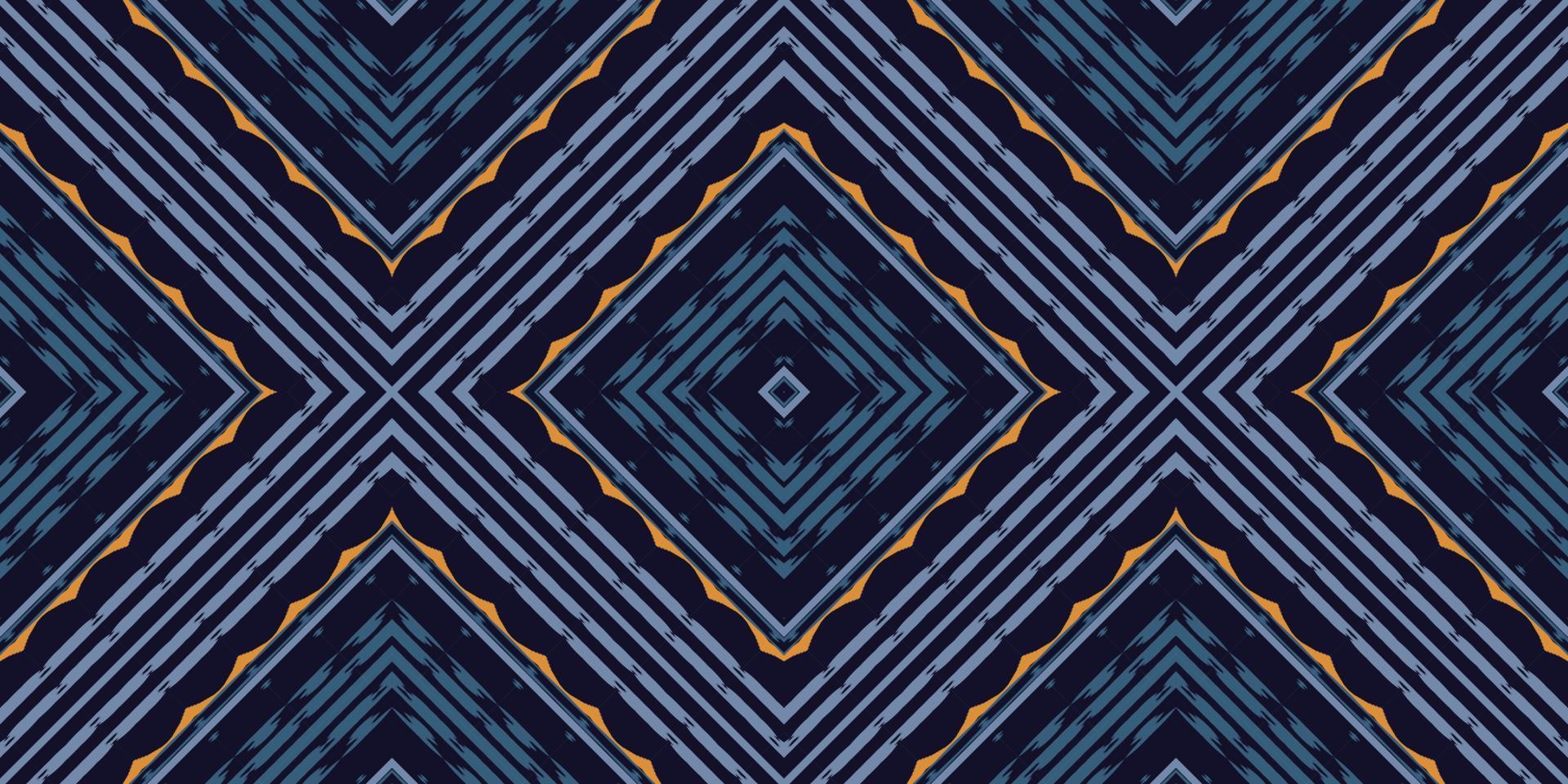 ikkat eller ikat diamant batik textil- sömlös mönster digital vektor design för skriva ut saree kurti borneo tyg gräns borsta symboler färgrutor fest ha på sig