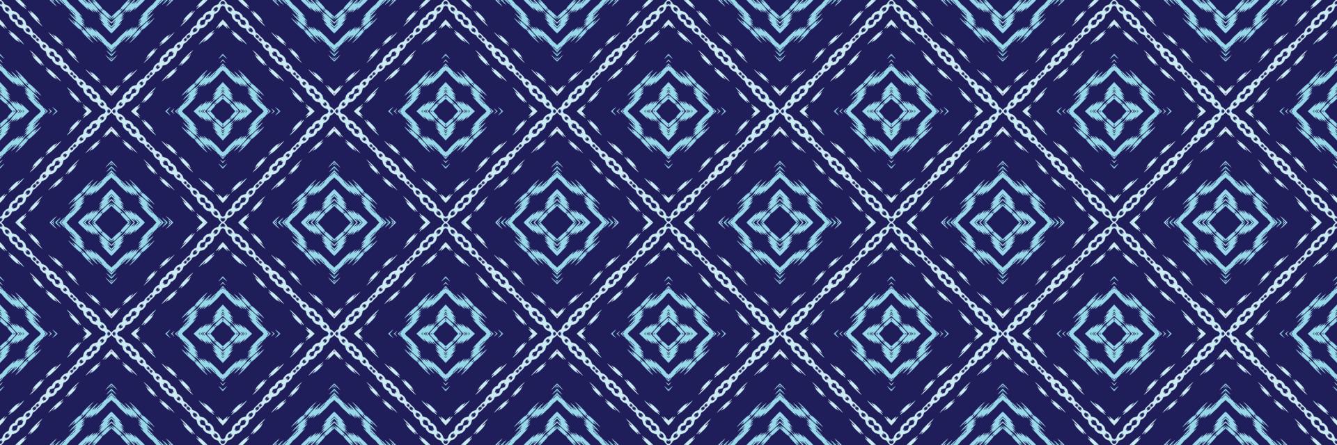 batik textil- ikat diamant sömlös mönster digital vektor design för skriva ut saree kurti borneo tyg gräns borsta symboler färgrutor bomull