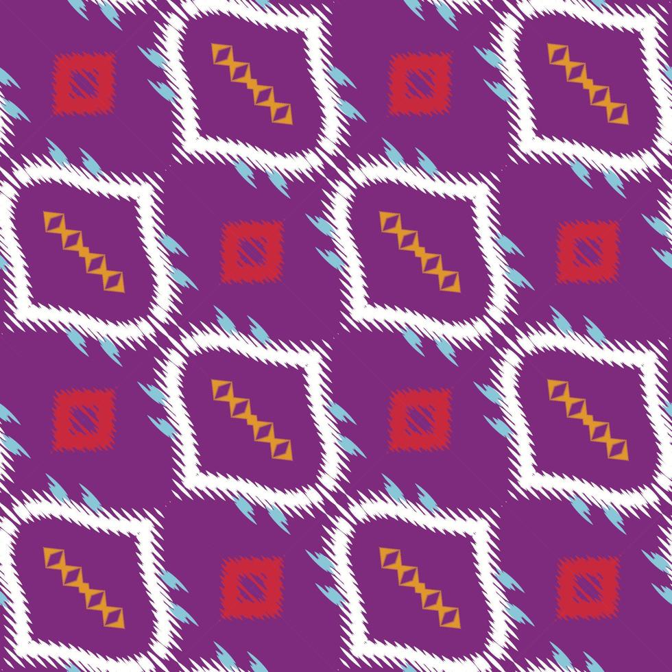 ikat stoff stammesfarbe nahtloses muster. ethnische geometrische batik ikkat digitaler vektor textildesign für drucke stoff saree mughal pinsel symbol schwaden textur kurti kurtis kurtas