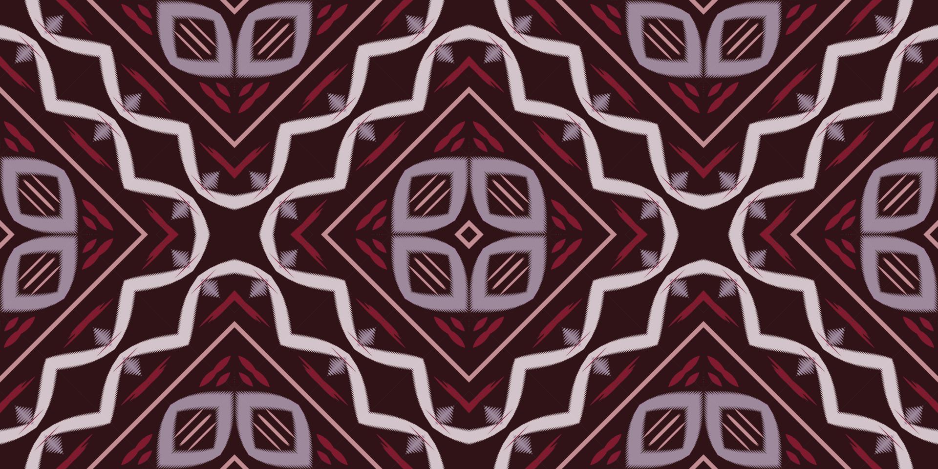 ikat punktiert stammes-afrikanisches nahtloses muster. ethnische geometrische ikkat batik digitaler vektor textildesign für drucke stoff saree mughal pinsel symbol schwaden textur kurti kurtis kurtas