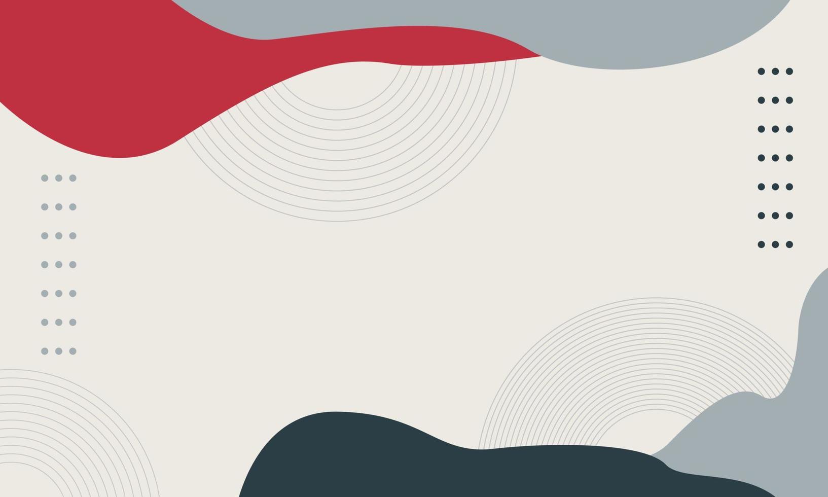abstrakt bakgrund enkel hand dragen minimalistisk stil med fri form och pastell färger. vektor bakgrund illustration för presentation