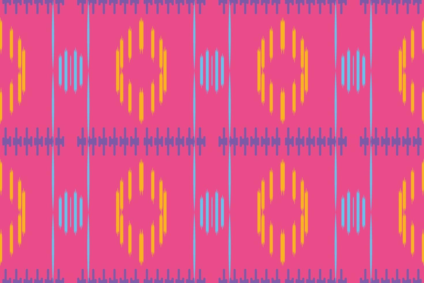 ikat tyg stam- korsa sömlös mönster. etnisk geometrisk ikkat batik digital vektor textil- design för grafik tyg saree mughal borsta symbol strängar textur kurti kurtis kurtas