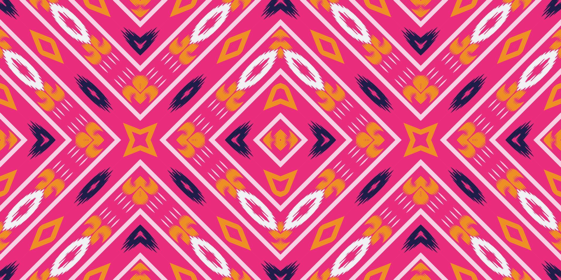 ikat prickar stam- konst sömlös mönster. etnisk geometrisk batik ikkat digital vektor textil- design för grafik tyg saree mughal borsta symbol strängar textur kurti kurtis kurtas