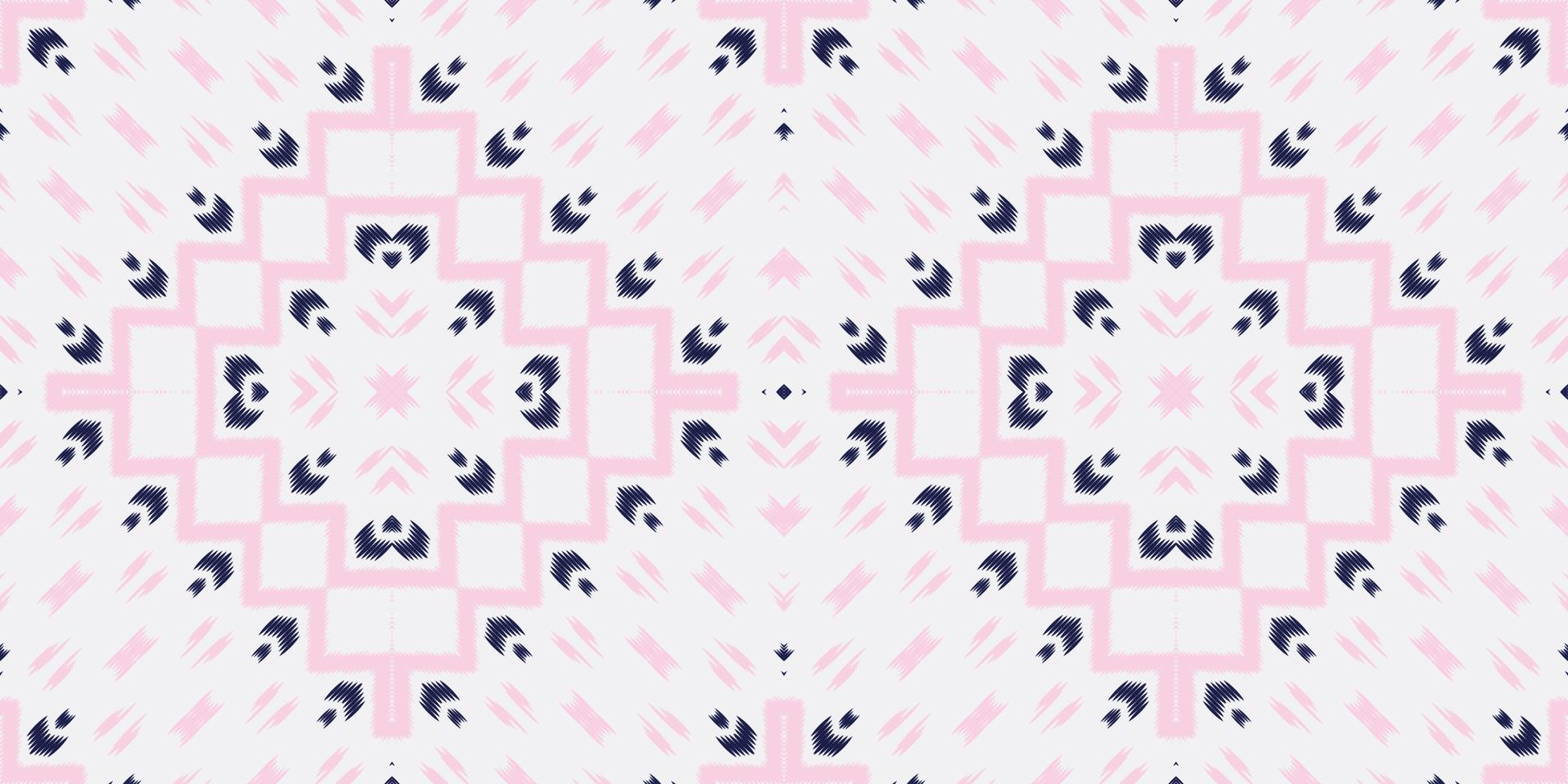 batik textil- motiv ikat rand sömlös mönster digital vektor design för skriva ut saree kurti borneo tyg gräns borsta symboler färgrutor designer