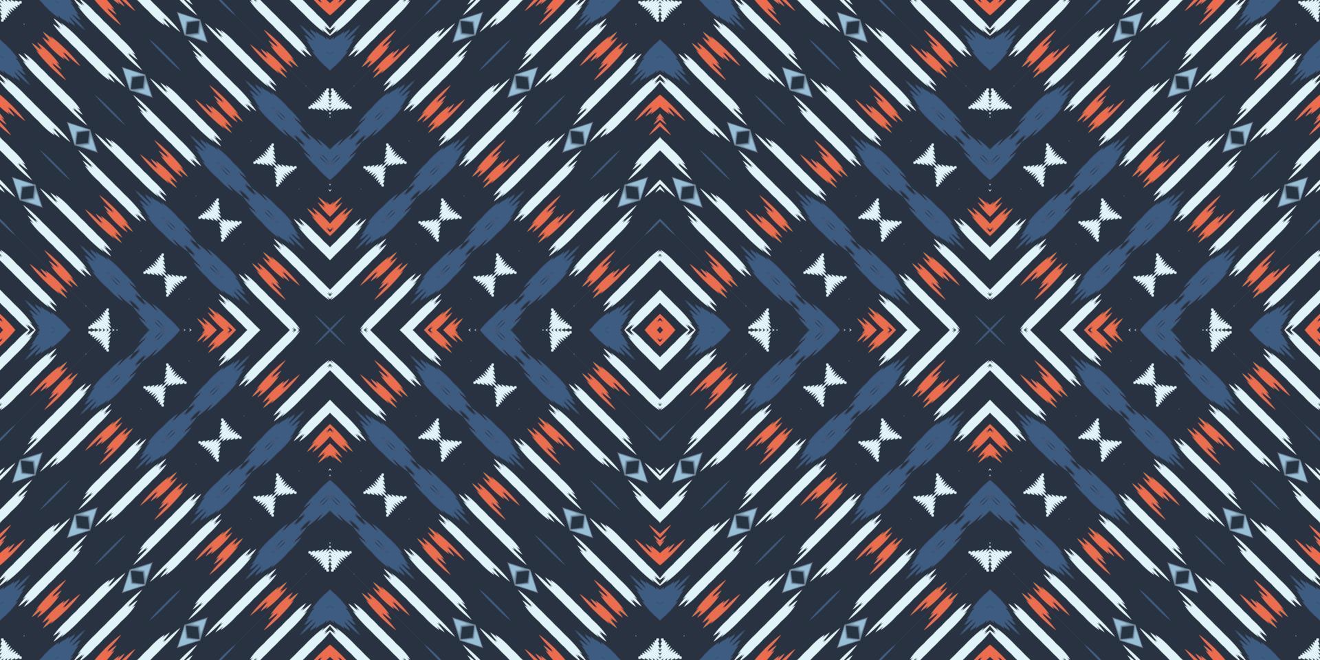 batik textil- motiv ikat grafik sömlös mönster digital vektor design för skriva ut saree kurti borneo tyg gräns borsta symboler färgrutor fest ha på sig