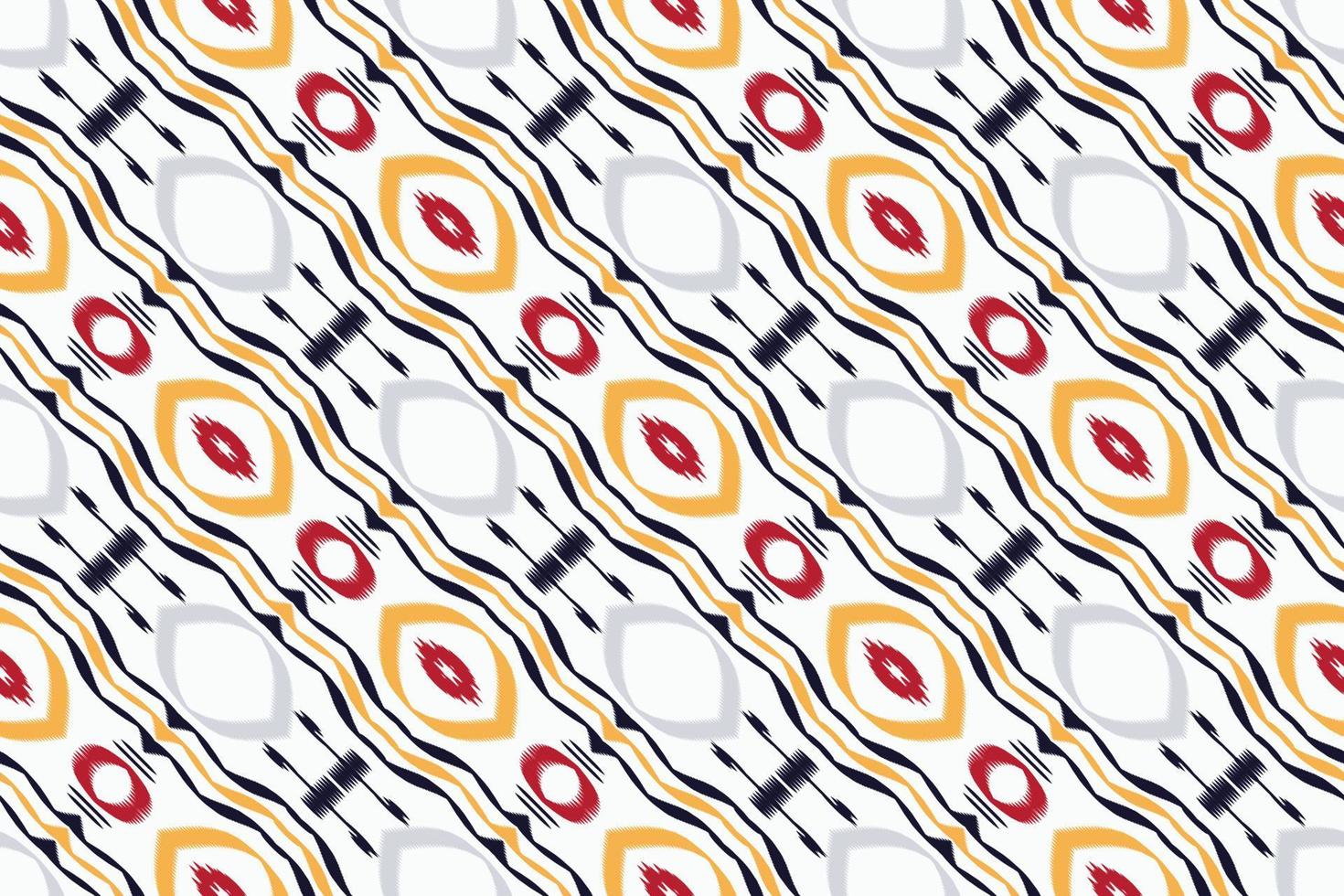 Ikat-Blumen Stammes-Hintergrund geometrisches traditionelles ethnisches orientalisches Design für den Hintergrund. Volksstickerei, indisch, skandinavisch, Zigeuner, mexikanisch, afrikanischer Teppich, Tapete. vektor