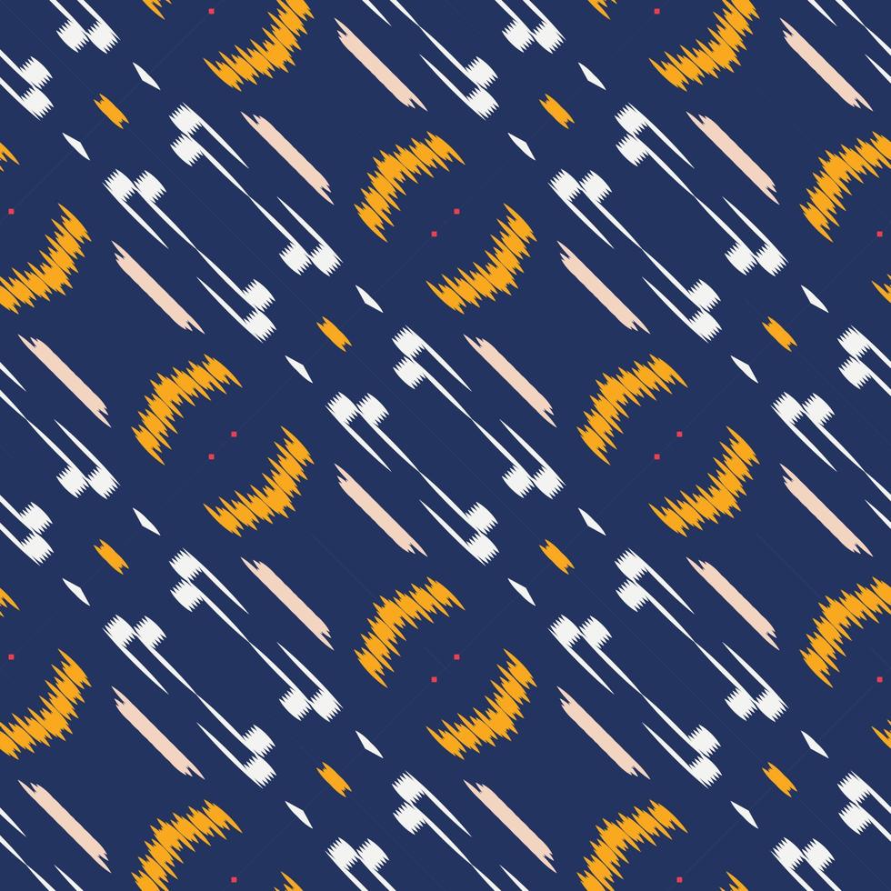 batik textil- afrikansk ikat sömlös mönster digital vektor design för skriva ut saree kurti borneo tyg gräns borsta symboler färgrutor eleganta