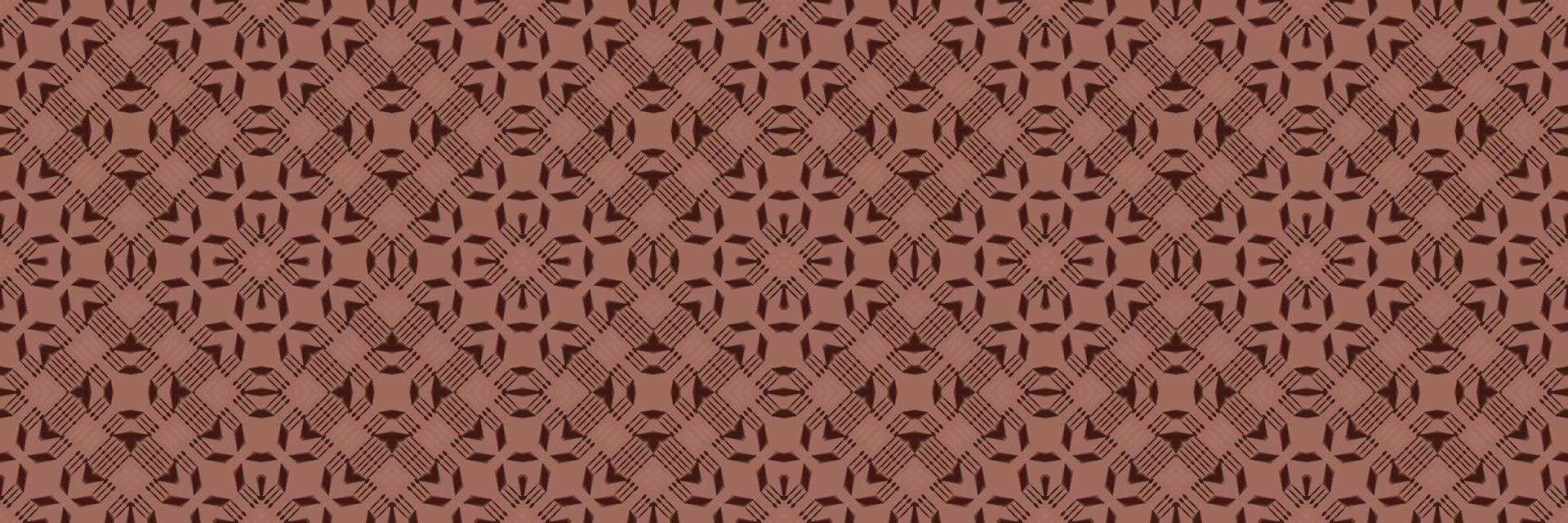 Batik-Textil-Ikat oder Ikat-Dreieck nahtloses Muster digitales Vektordesign für den Druck Saree Kurti Borneo Stoffrand Pinsel Symbole Muster Baumwolle vektor