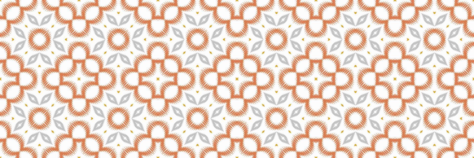batik textil- ikkat eller ikat ram sömlös mönster digital vektor design för skriva ut saree kurti borneo tyg gräns borsta symboler färgrutor designer