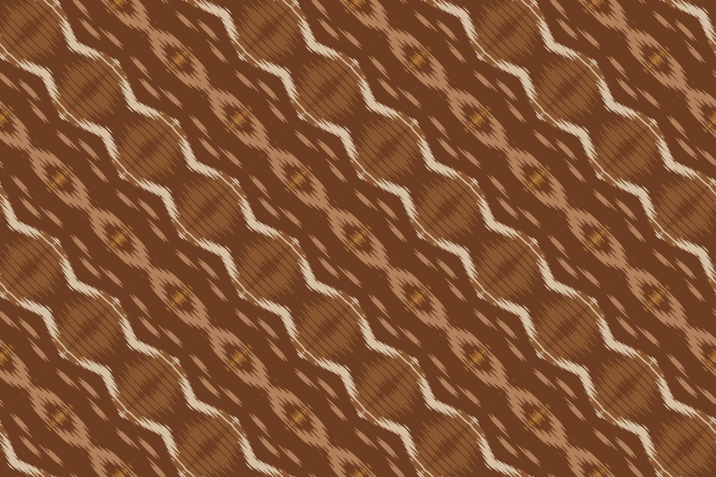 Batik Textil Ikat Vektor nahtlose Muster digitales Vektordesign für den Druck Saree Kurti Borneo Stoffrand Pinselsymbole Farbfelder Baumwolle