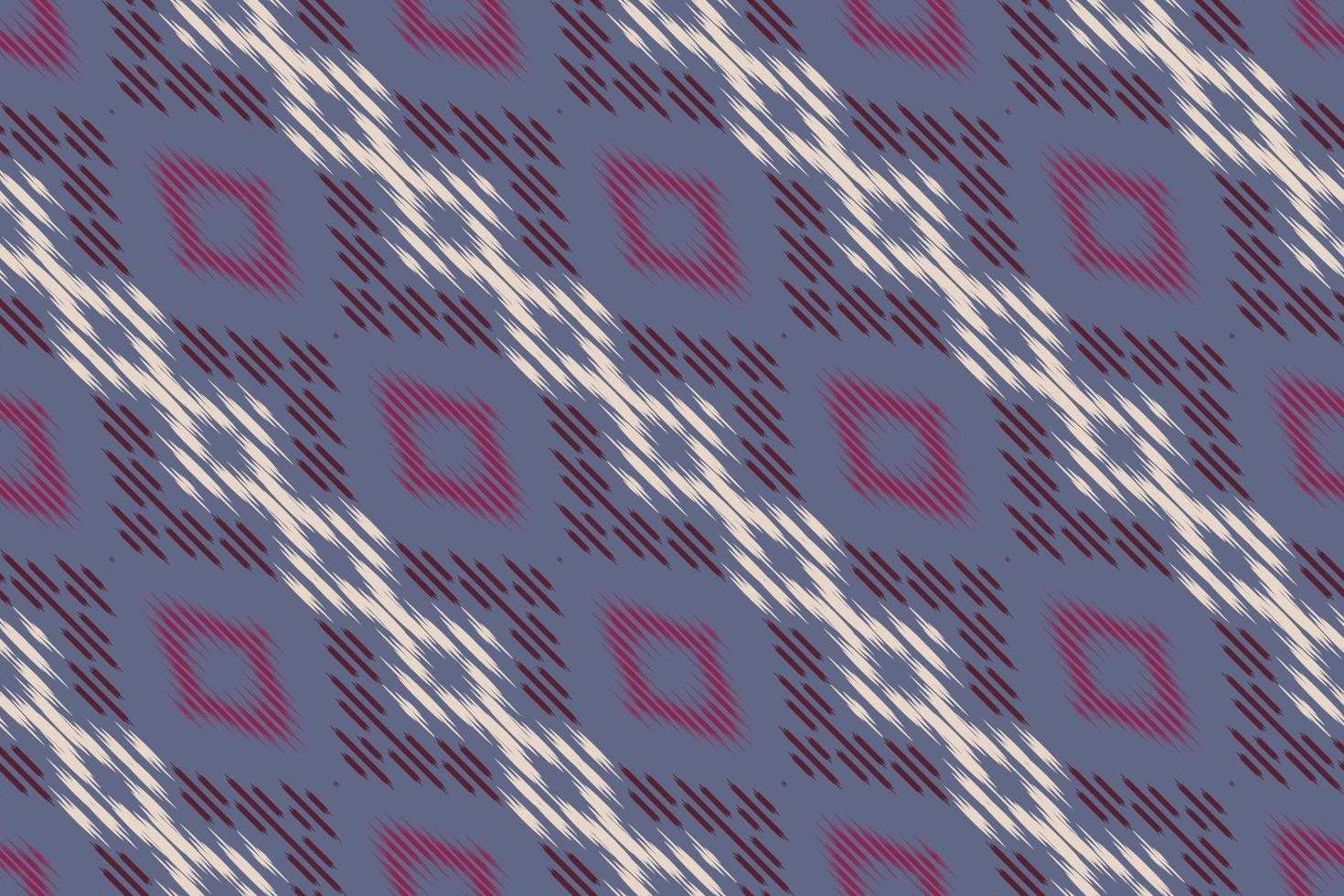 Batik Textil Ikat oder Ikat Damast nahtloses Muster digitales Vektordesign für den Druck Saree Kurti Borneo Stoffrand Pinselsymbole Muster stilvoll vektor