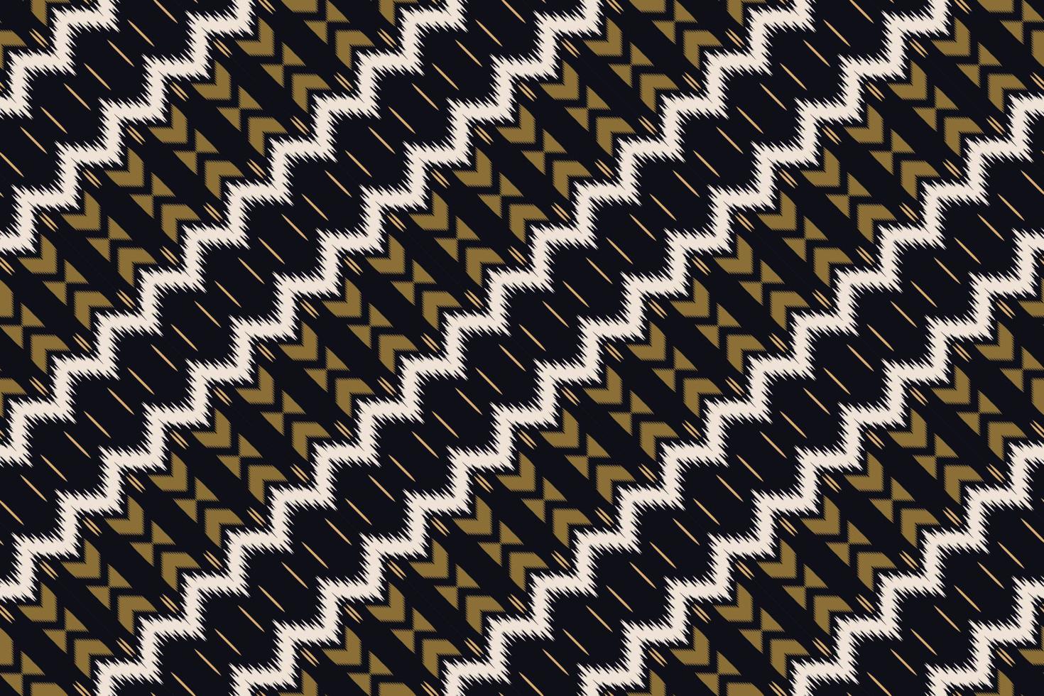 Stammes- abstraktes nahtloses Muster des Ikat-Stoffes. ethnische geometrische ikkat batik digitaler vektor textildesign für drucke stoff saree mughal pinsel symbol schwaden textur kurti kurtis kurtas