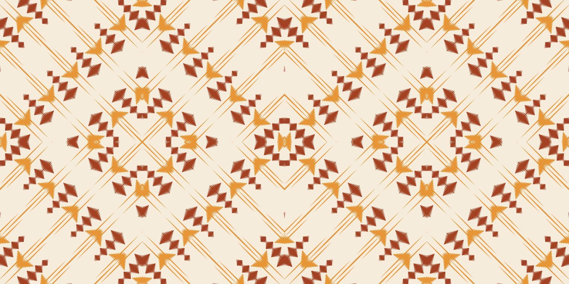 Batik-Textilmotiv Ikat-Druck nahtloses Muster digitales Vektordesign für den Druck Saree Kurti Borneo Stoffrand Pinselsymbole Farbfelder Baumwolle vektor