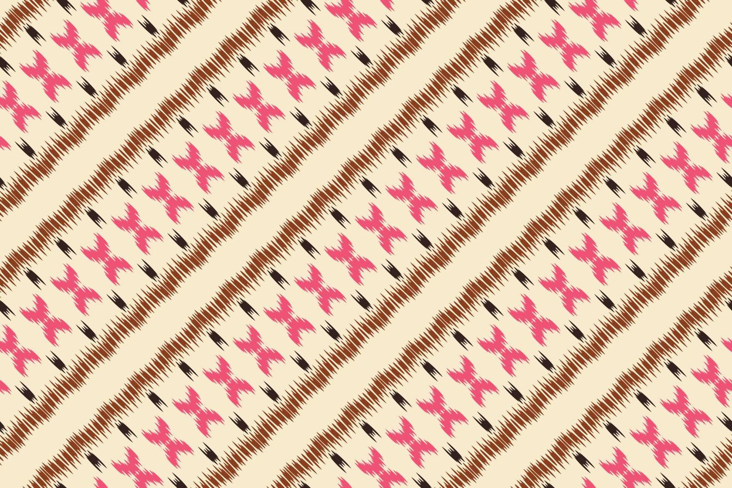 ikat prickar stam- afrika sömlös mönster. etnisk geometrisk ikkat batik digital vektor textil- design för grafik tyg saree mughal borsta symbol strängar textur kurti kurtis kurtas