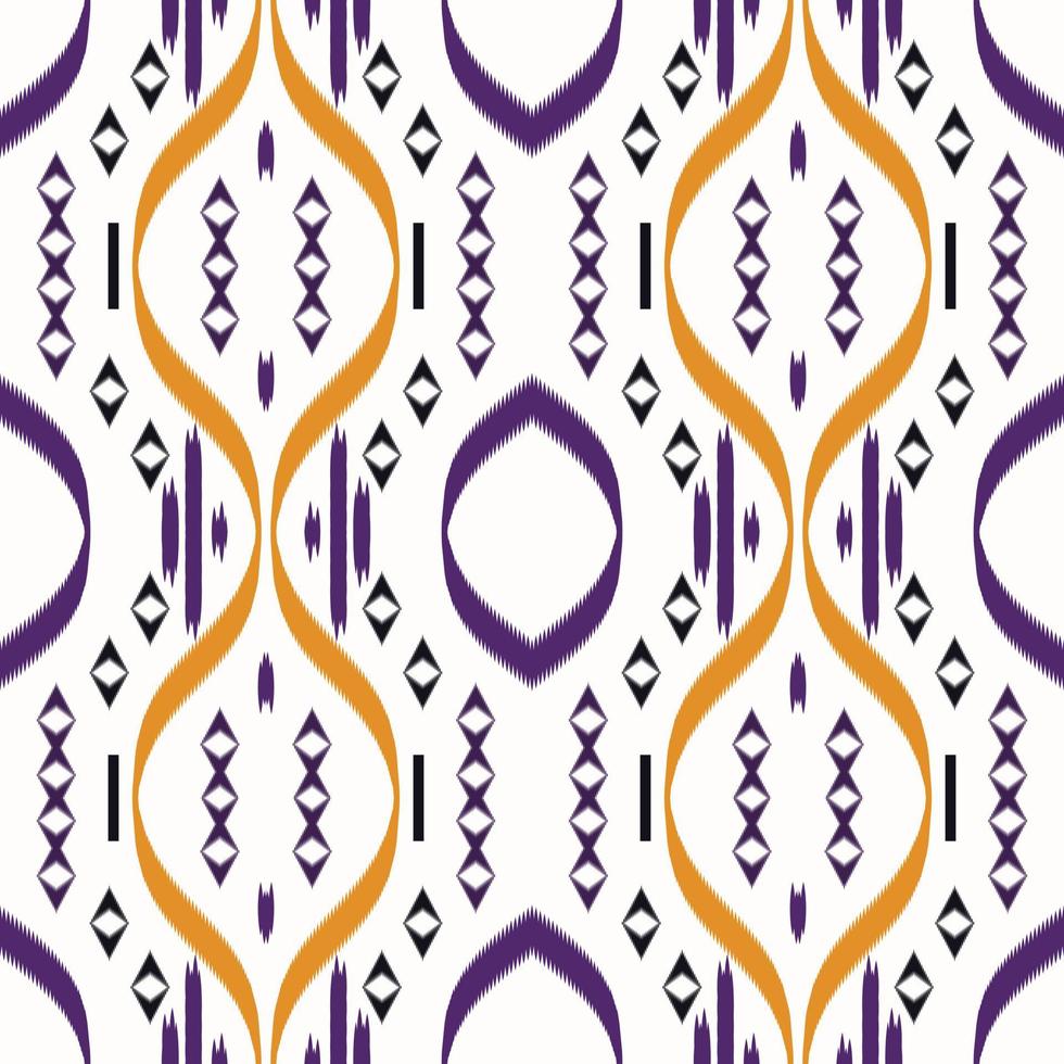 ikat prickar stam- korsa sömlös mönster. etnisk geometrisk batik ikkat digital vektor textil- design för grafik tyg saree mughal borsta symbol strängar textur kurti kurtis kurtas