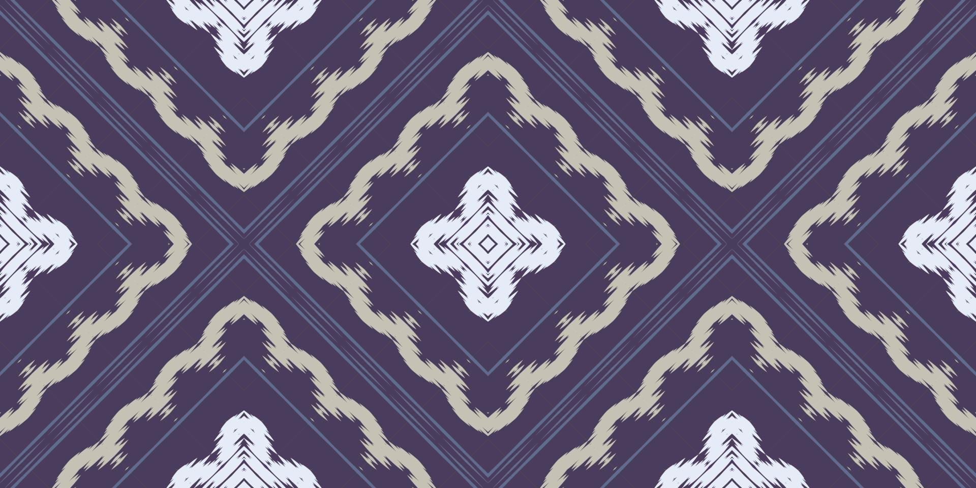 motiv ikat skriva ut batik textil- sömlös mönster digital vektor design för skriva ut saree kurti borneo tyg gräns borsta symboler färgrutor bomull