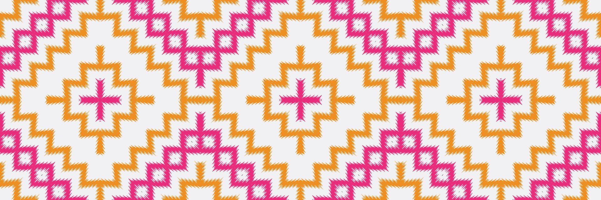 Batik-Textil-Ikat-Streifen nahtloses Muster digitales Vektordesign für den Druck Saree Kurti Borneo Stoffrand Pinselsymbole Muster Partykleidung vektor