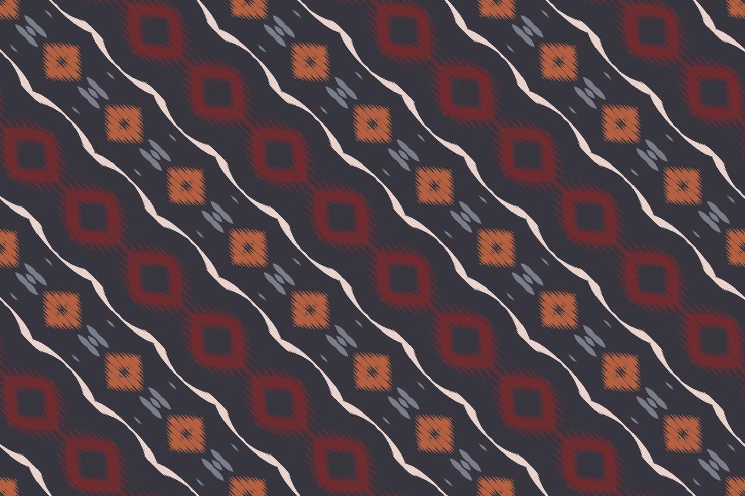 Batik-Textilmotiv Ikat-Diamant nahtloses Muster digitales Vektordesign für den Druck Saree Kurti Borneo Stoffrand Pinselsymbole Musterdesigner vektor