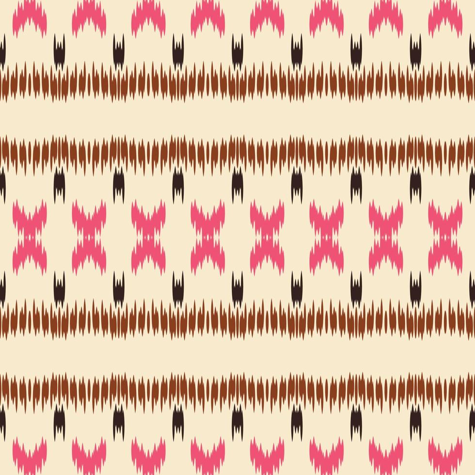 motiv ikat chevron nahtloses muster digitales vektordesign für druck saree kurti borneo stoff grenze pinsel symbole muster partykleidung vektor