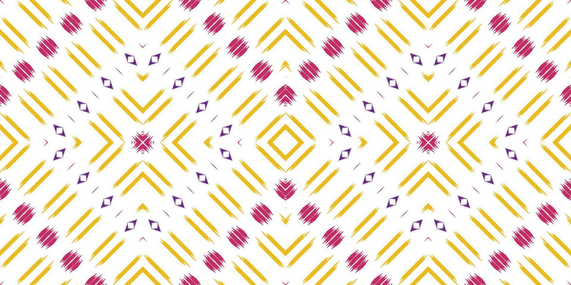 batik textil- motiv ikat blomma sömlös mönster digital vektor design för skriva ut saree kurti borneo tyg gräns borsta symboler färgrutor bomull