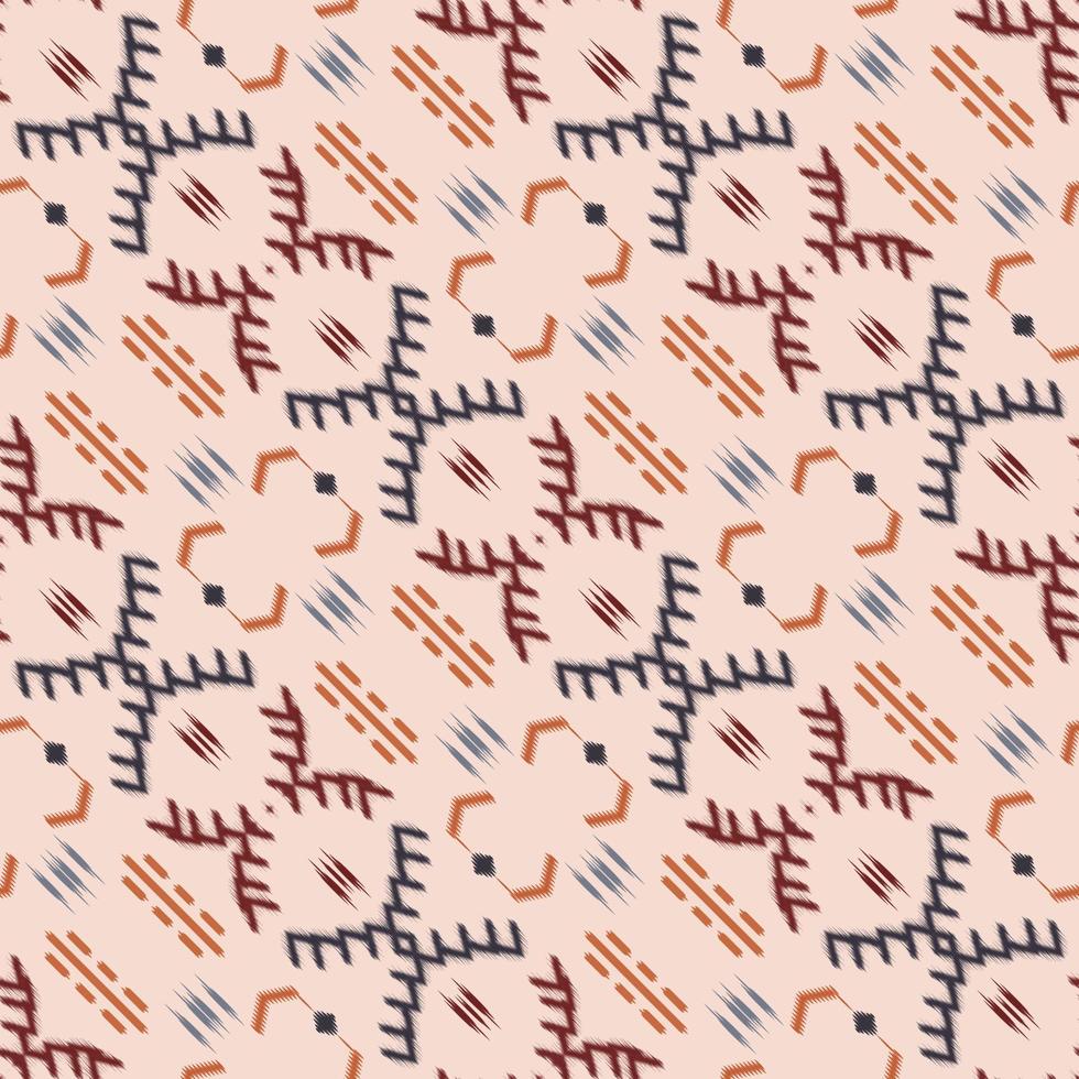batik textil- ikat aztec sömlös mönster digital vektor design för skriva ut saree kurti borneo tyg gräns borsta symboler färgrutor eleganta