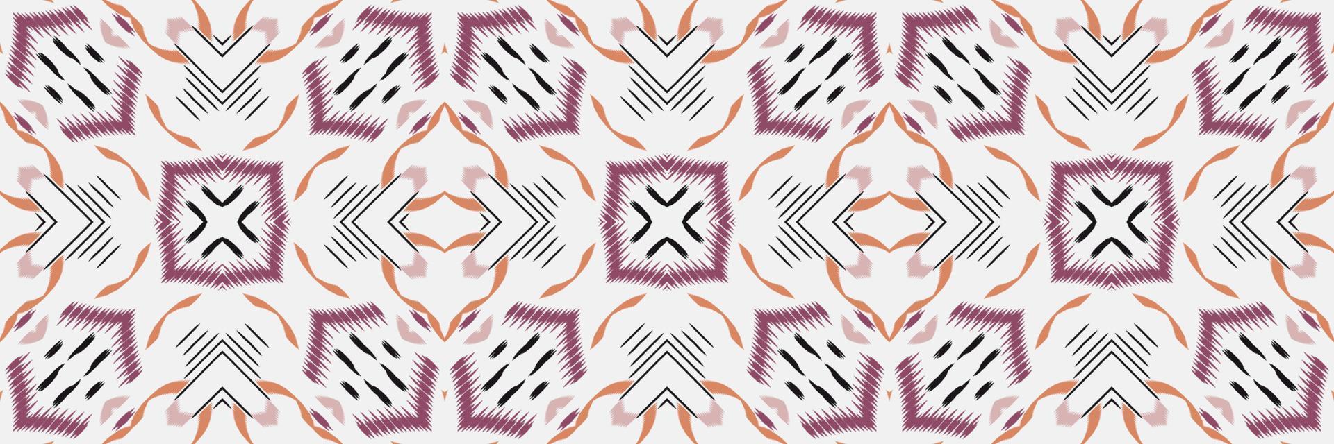 ikat damast- batik textil- sömlös mönster digital vektor design för skriva ut saree kurti borneo tyg gräns borsta symboler färgrutor fest ha på sig