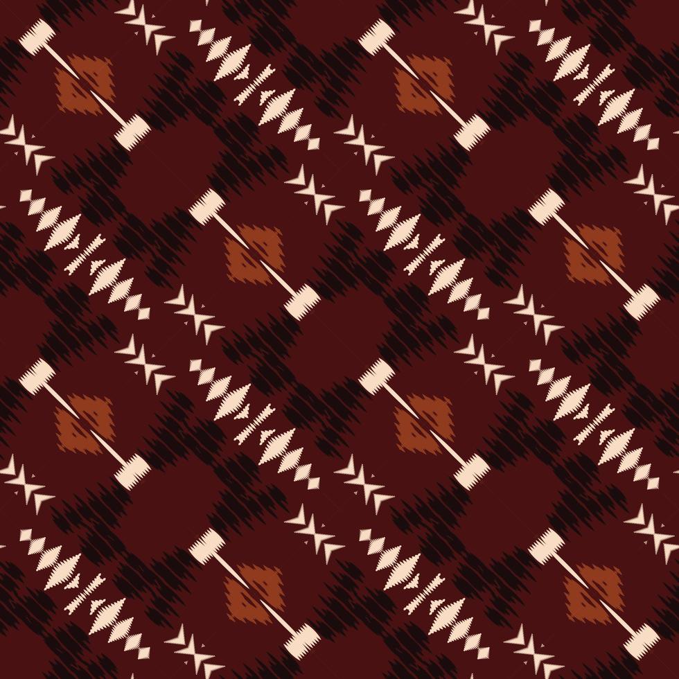 batik textil- ikat tyg sömlös mönster digital vektor design för skriva ut saree kurti borneo tyg gräns borsta symboler färgrutor designer
