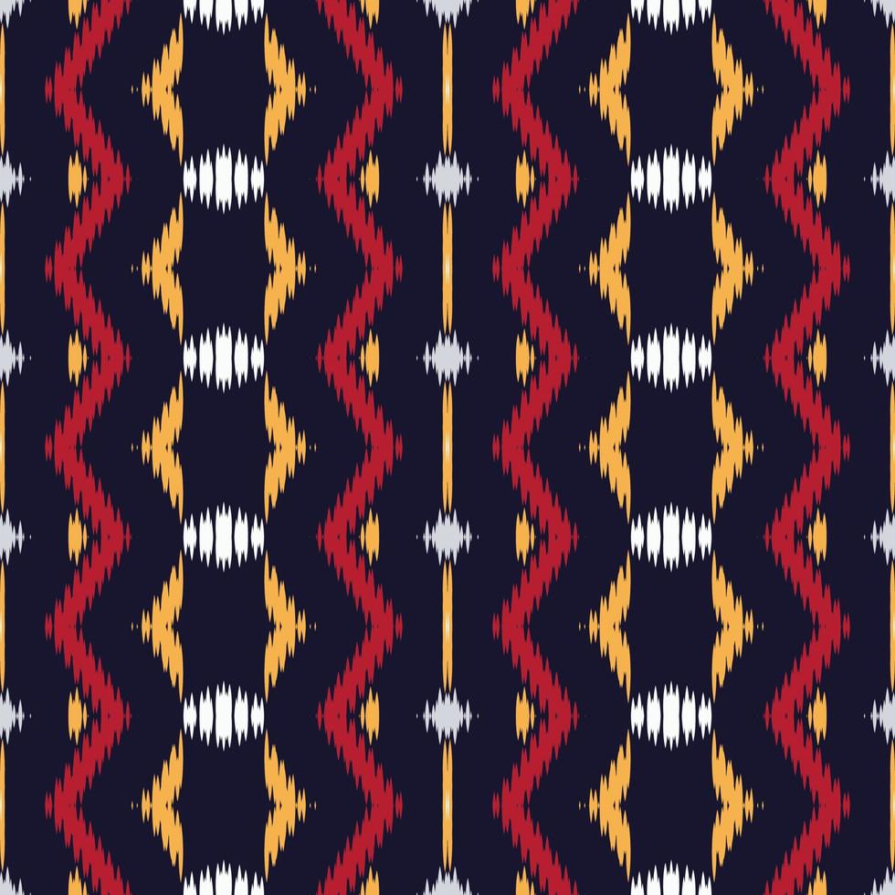 Batik-Textil ethnischer Ikat-Vektor nahtloses Muster digitales Vektordesign für den Druck Saree Kurti Borneo Stoffrand Pinselsymbole Muster Partykleidung vektor