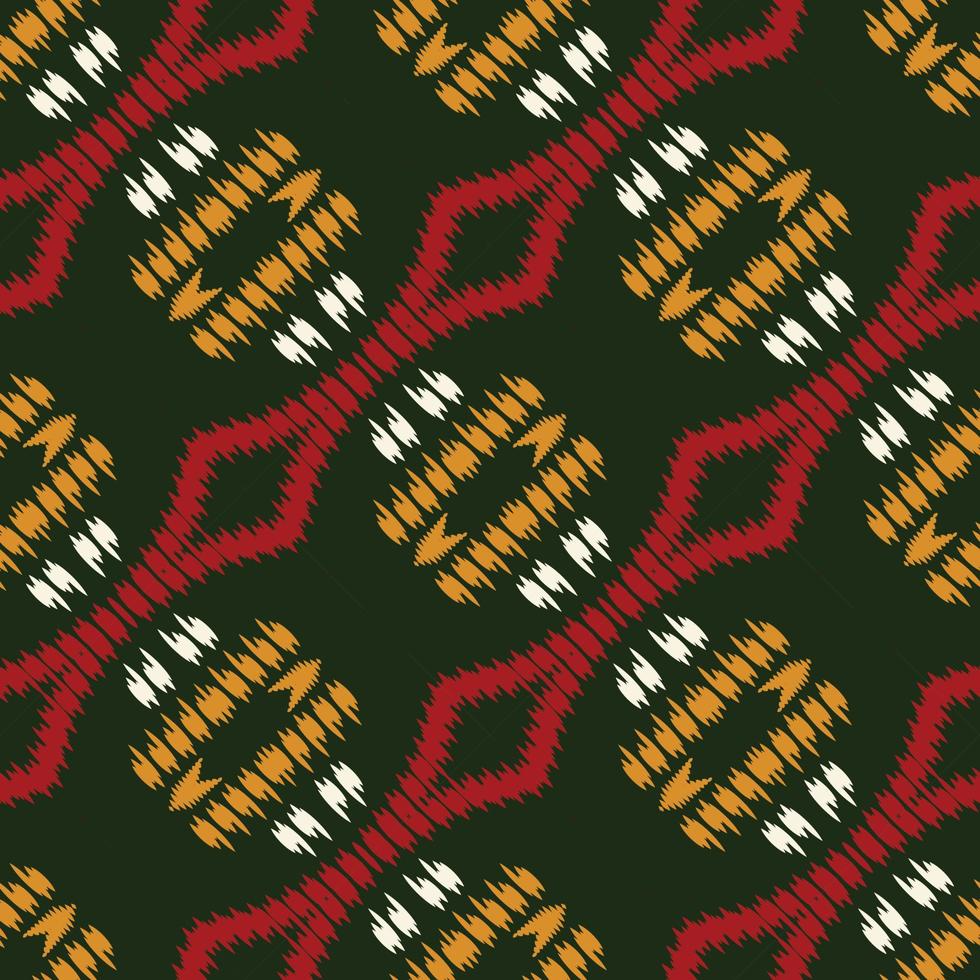 batik textil- motiv ikat sparre sömlös mönster digital vektor design för skriva ut saree kurti borneo tyg gräns borsta symboler färgrutor bomull