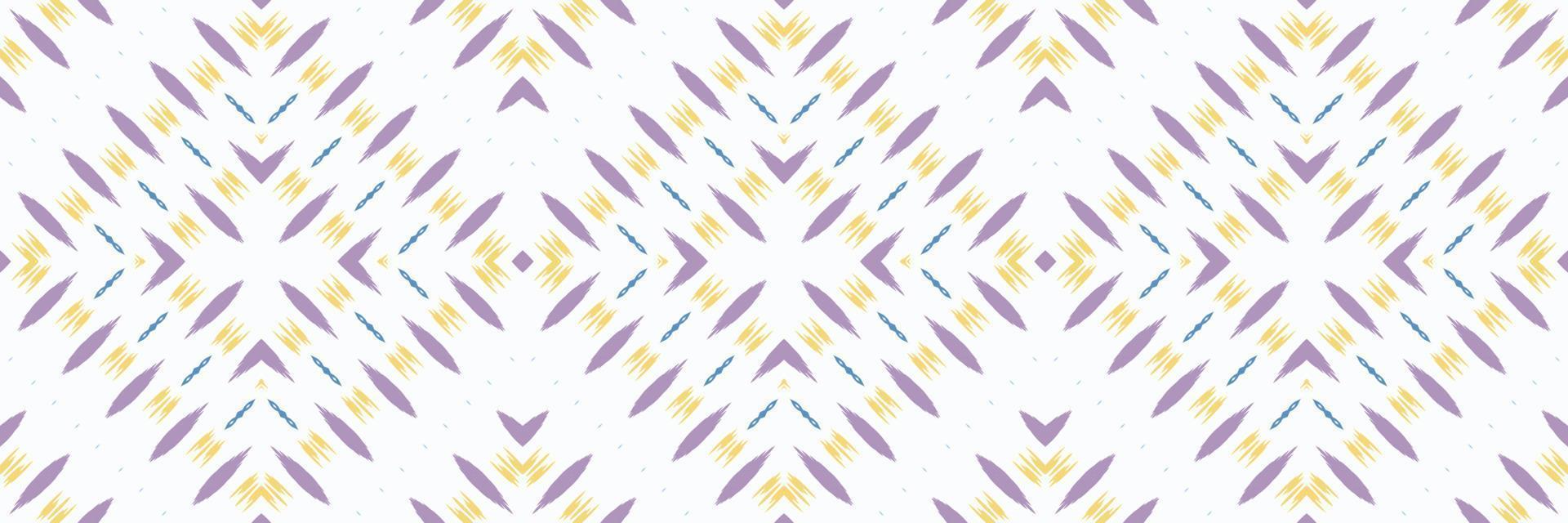 batik textil- ikat blomma sömlös mönster digital vektor design för skriva ut saree kurti borneo tyg gräns borsta symboler färgrutor bomull