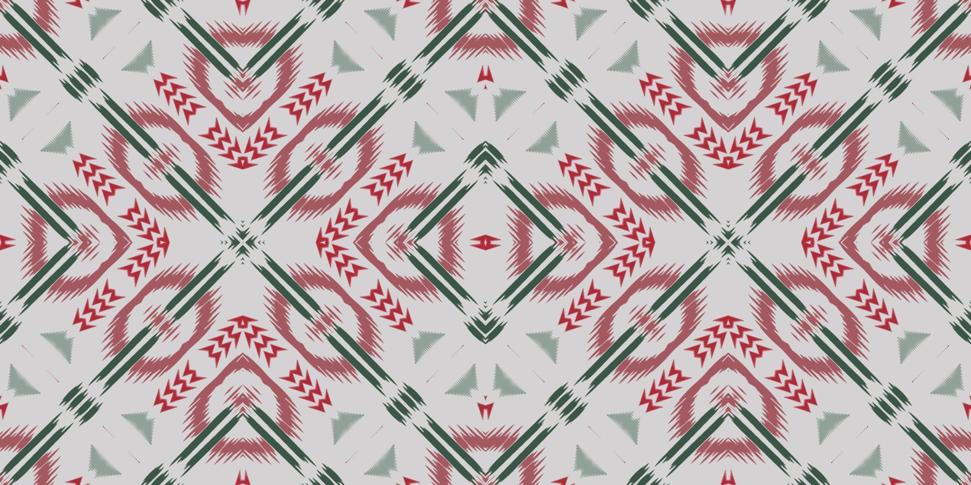 ikat floral tribal abstraktes nahtloses muster. ethnische geometrische batik ikkat digitaler vektor textildesign für drucke stoff saree mughal pinsel symbol schwaden textur kurti kurtis kurtas