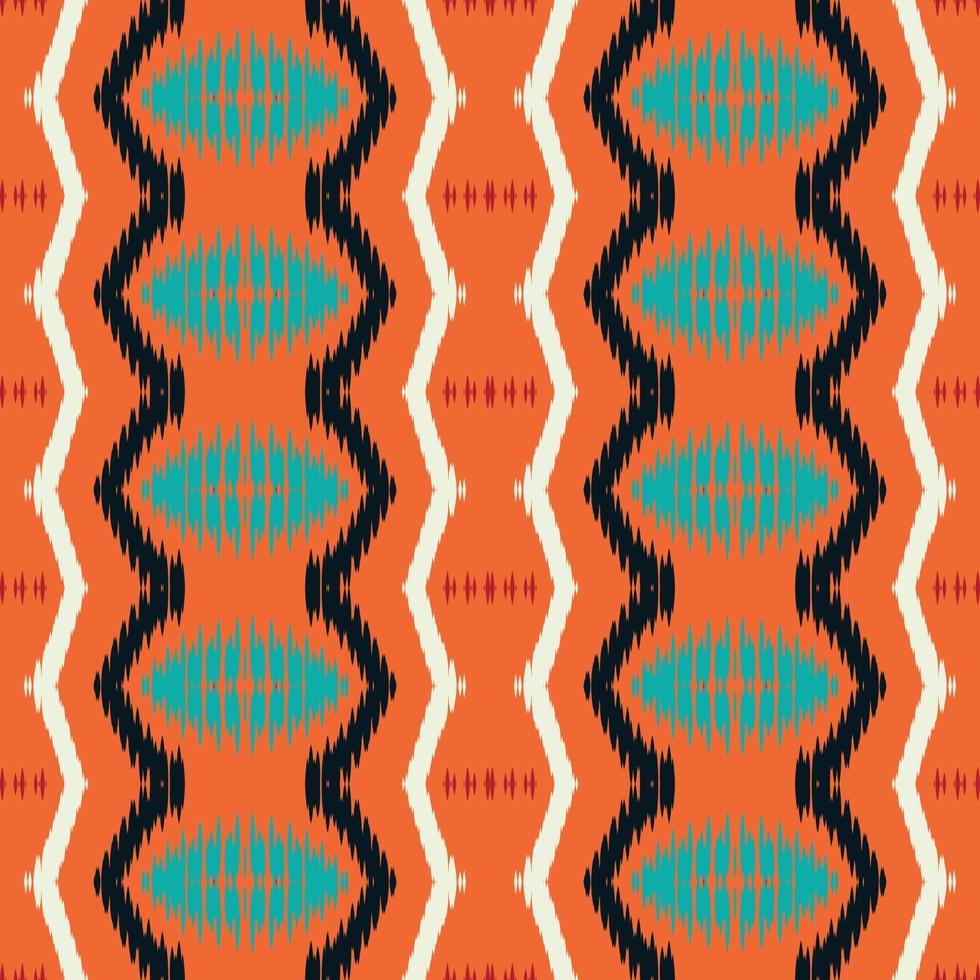 batik textil- etnisk ikat rand sömlös mönster digital vektor design för skriva ut saree kurti borneo tyg gräns borsta symboler färgrutor bomull